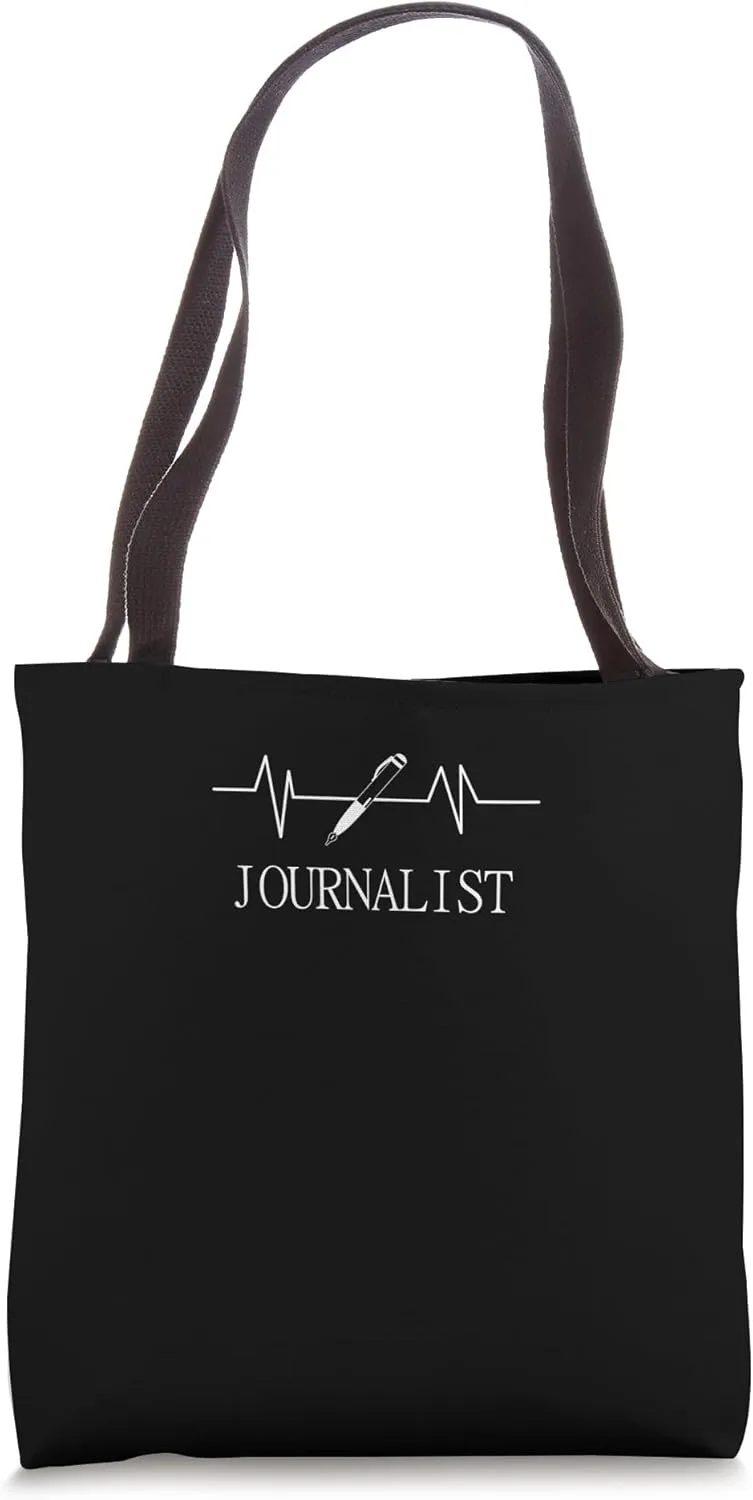 Journalists Heartbeat - Journalist Tote Bag