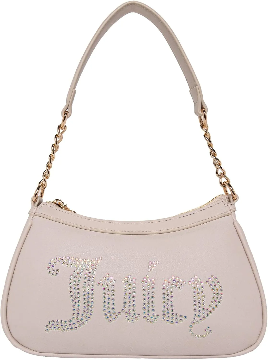Juicy Couture Women's Shoulder Bag, Stylish Handbag with Rhinestone Details