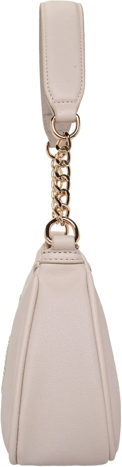 Juicy Couture Women's Shoulder Bag, Stylish Handbag with Rhinestone Details