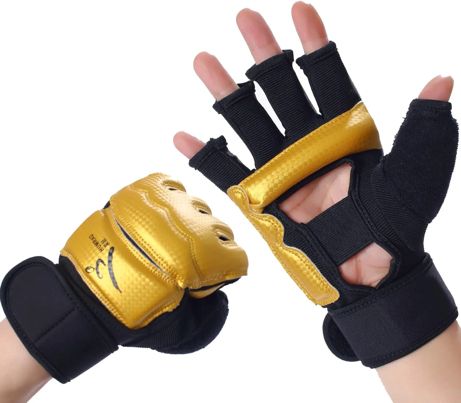 Kickboxing Sparring Gloves MMA Gloves for Men Women Half Finger Boxing Gloves Fighting Gloves Boxing Gloves for Punching Bag Training Gloves for Men Women