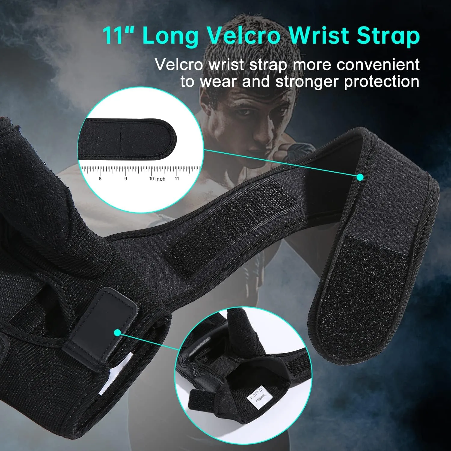 Kickboxing Sparring Gloves MMA Gloves for Men Women Half Finger Boxing Gloves Fighting Gloves Boxing Gloves for Punching Bag Training Gloves for Men Women