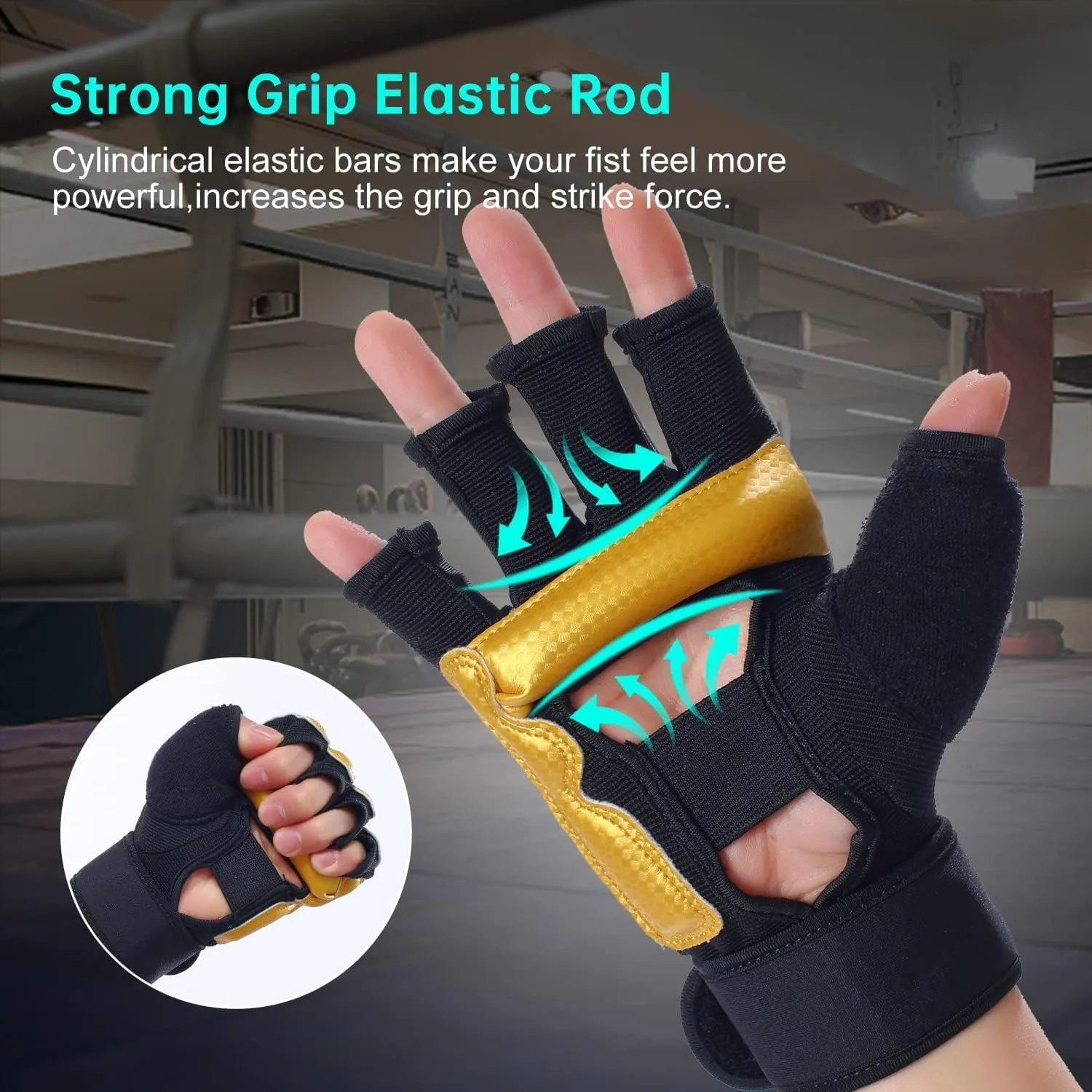 Kickboxing Sparring Gloves MMA Gloves for Men Women Half Finger Boxing Gloves Fighting Gloves Boxing Gloves for Punching Bag Training Gloves for Men Women