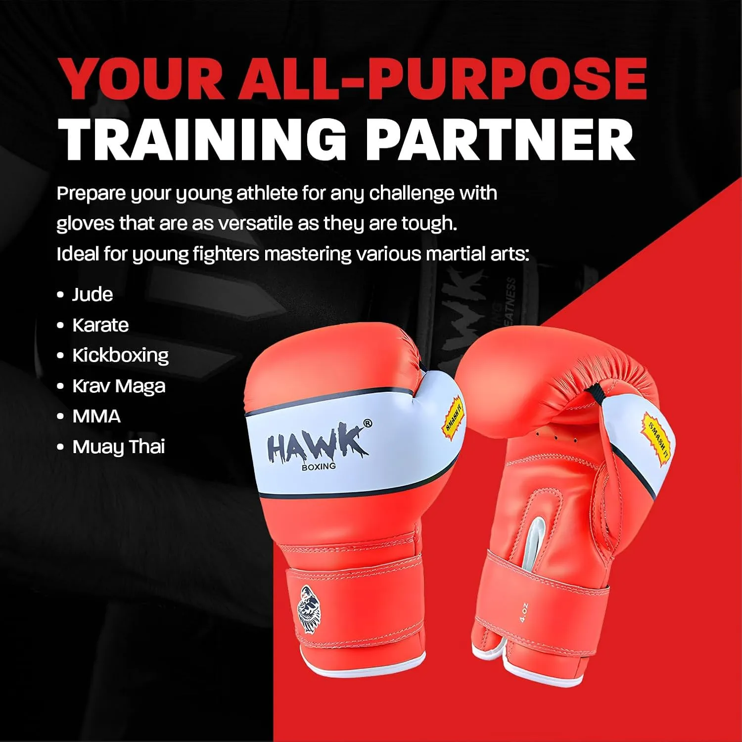 Kids Boxing Gloves for Kids Children Youth Punching Bag Kickboxing Muay Thai Mitts MMA Training Sparring Gloves