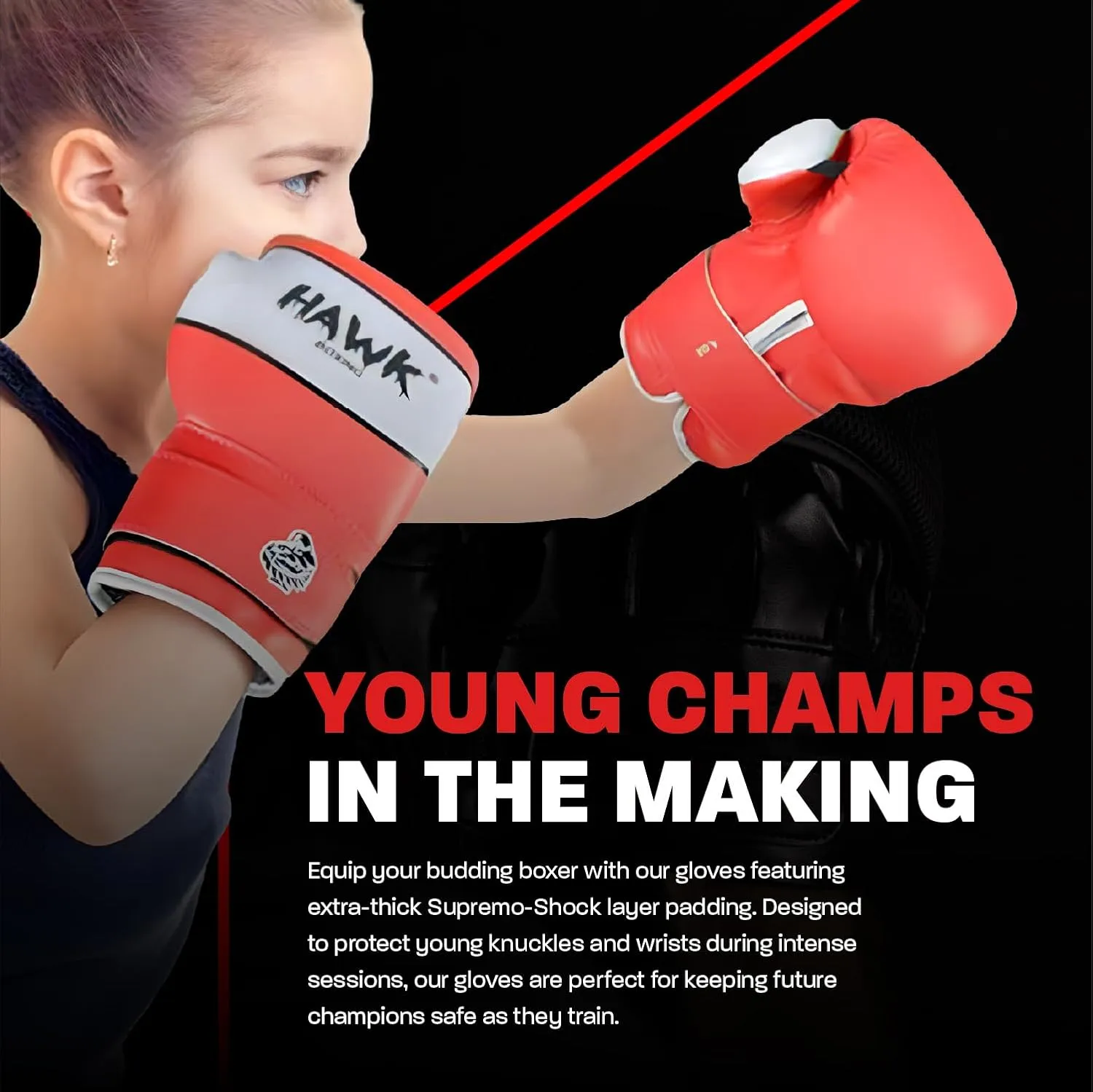 Kids Boxing Gloves for Kids Children Youth Punching Bag Kickboxing Muay Thai Mitts MMA Training Sparring Gloves