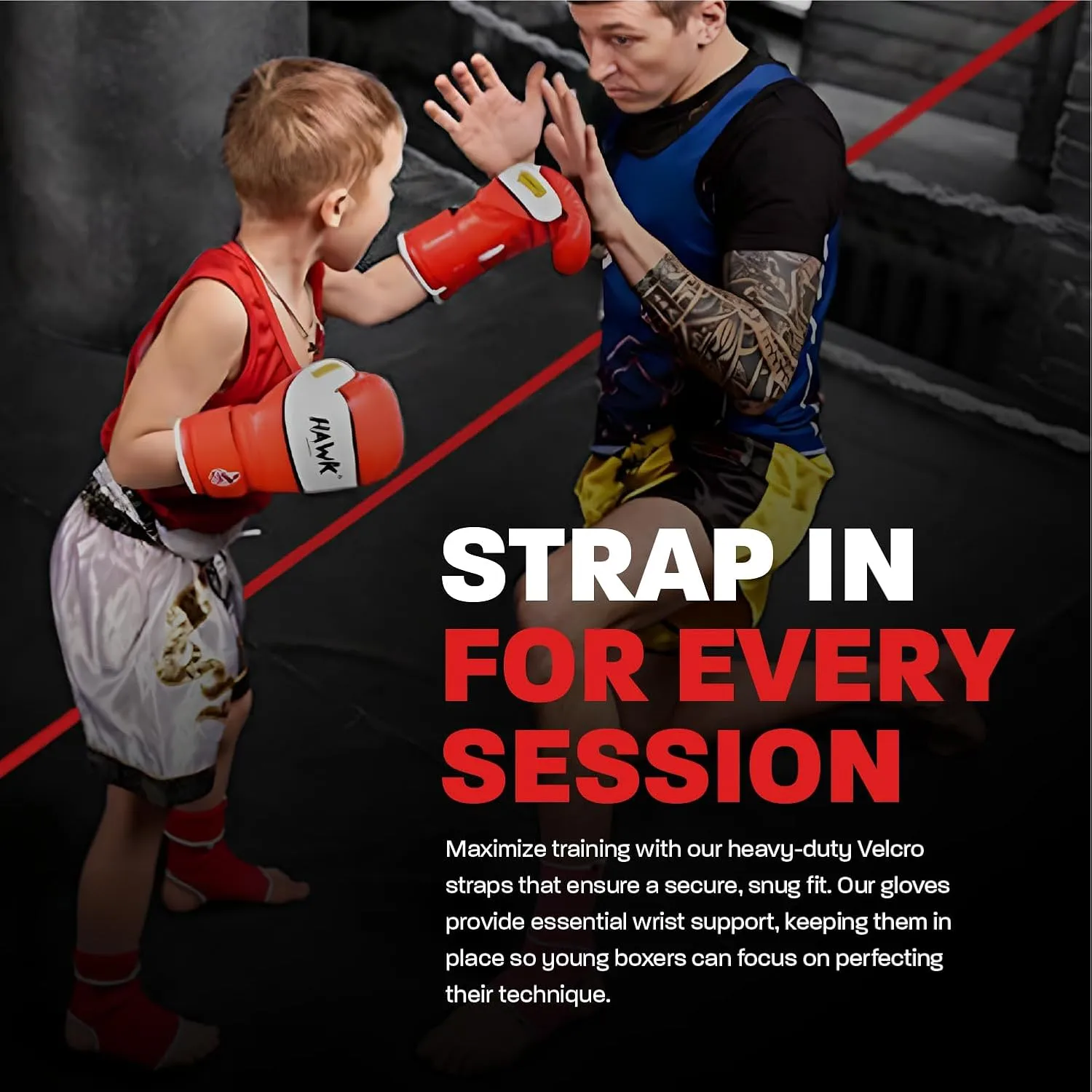 Kids Boxing Gloves for Kids Children Youth Punching Bag Kickboxing Muay Thai Mitts MMA Training Sparring Gloves