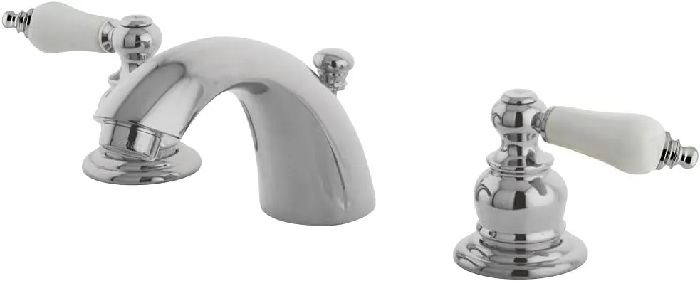 Kingston Brass KB941B Victorian Mini-Widespread Bathroom Faucet, Polished Chrome, 4.5 x 3.5 x 2.06