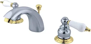 Kingston Brass KB944B Victorian Mini-Widespread Bathroom Faucet, Chrome, 4.5 x 3.5 x 2.06