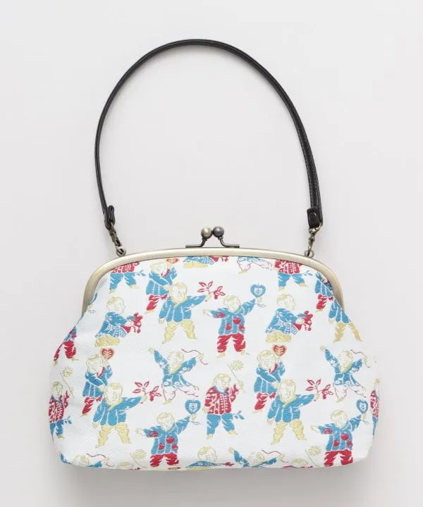 KIREHON Brocade GAMAGUCHI Hand Bag