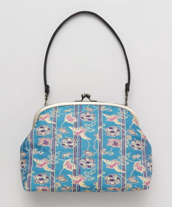 KIREHON Brocade GAMAGUCHI Hand Bag