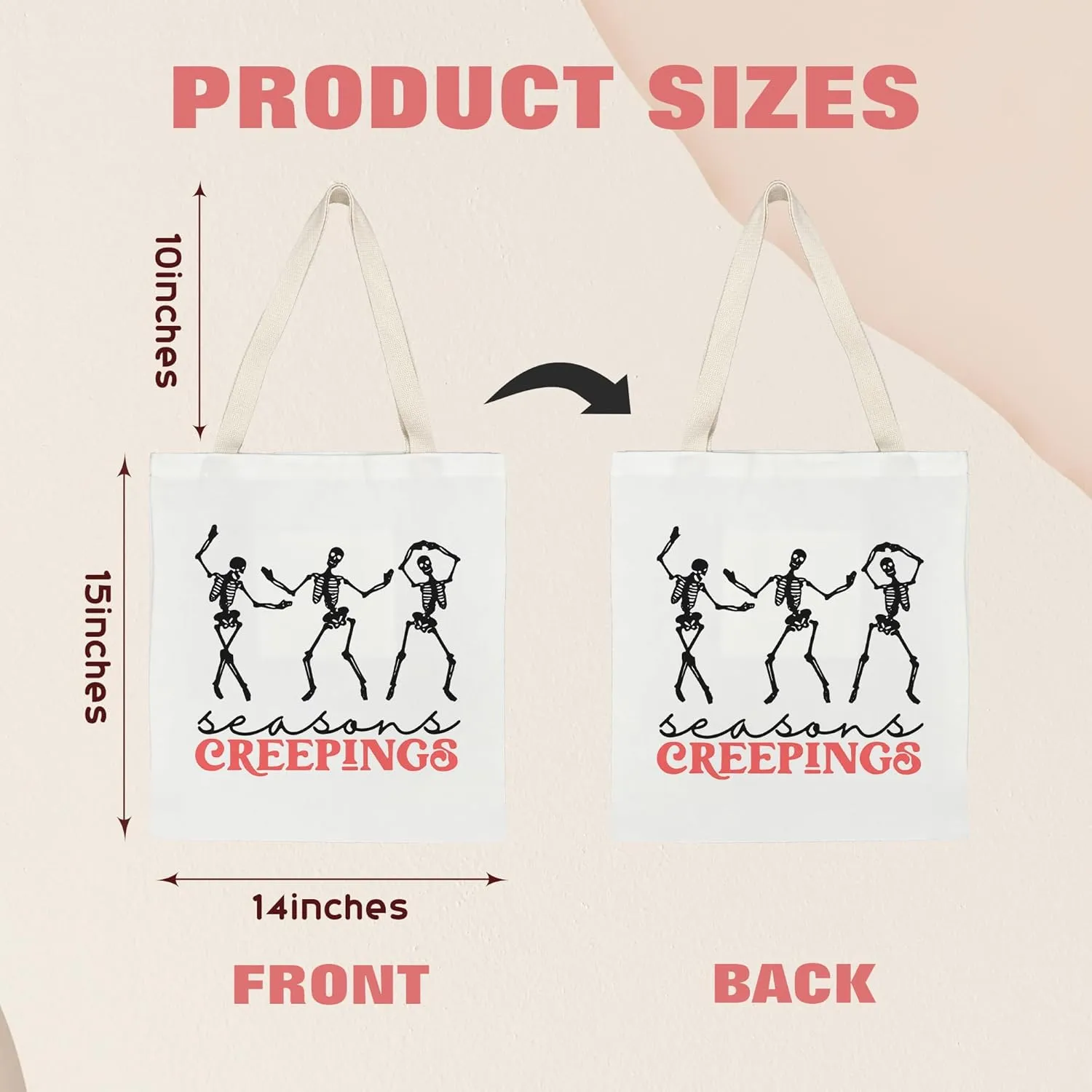 kunlisa Canvas Tote Bag,Western Tote Bag,Western Tote Bags for Women,Reusable Grocery Bags Canvas 14x15 Inch
