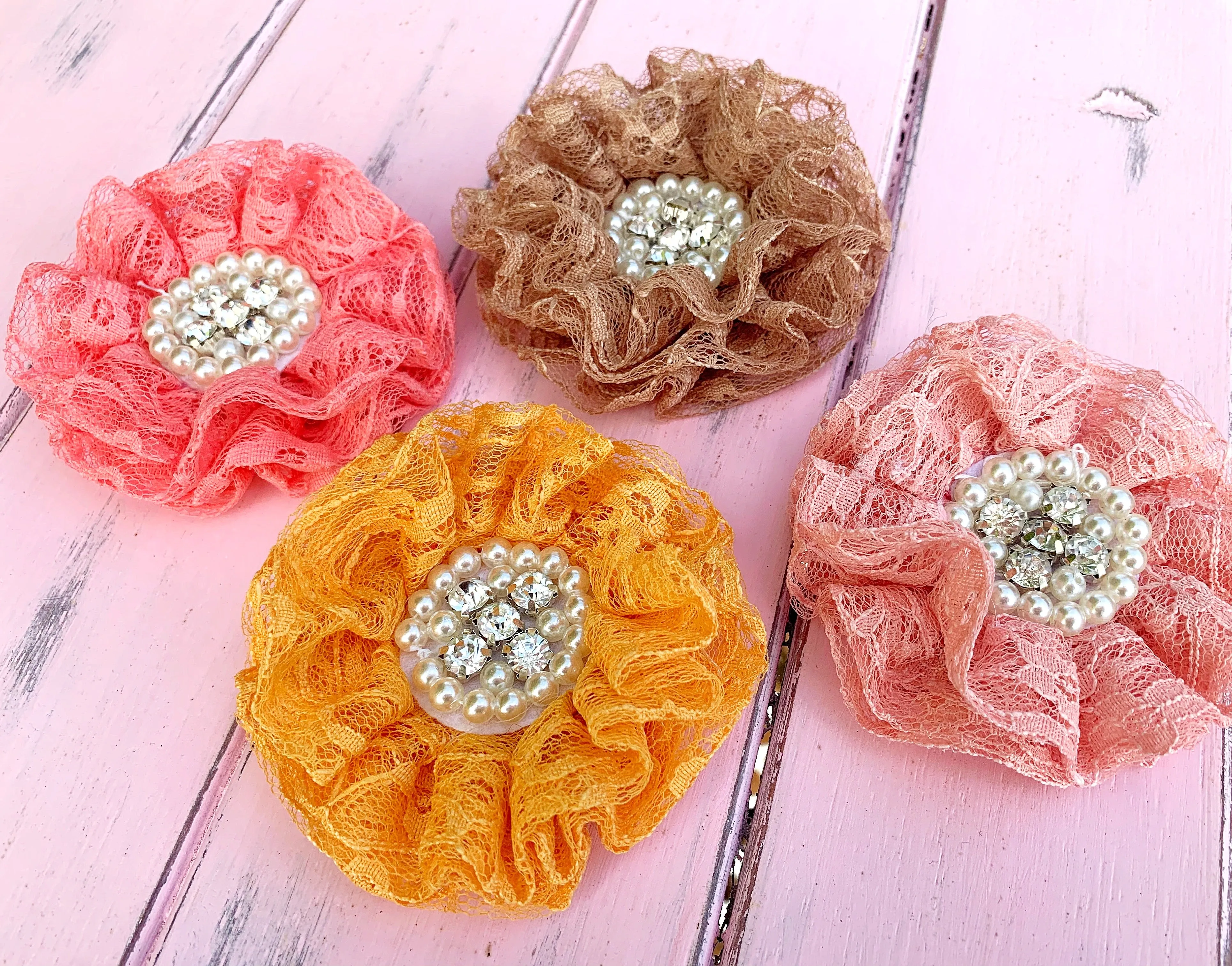 Lace Flower Embellishment