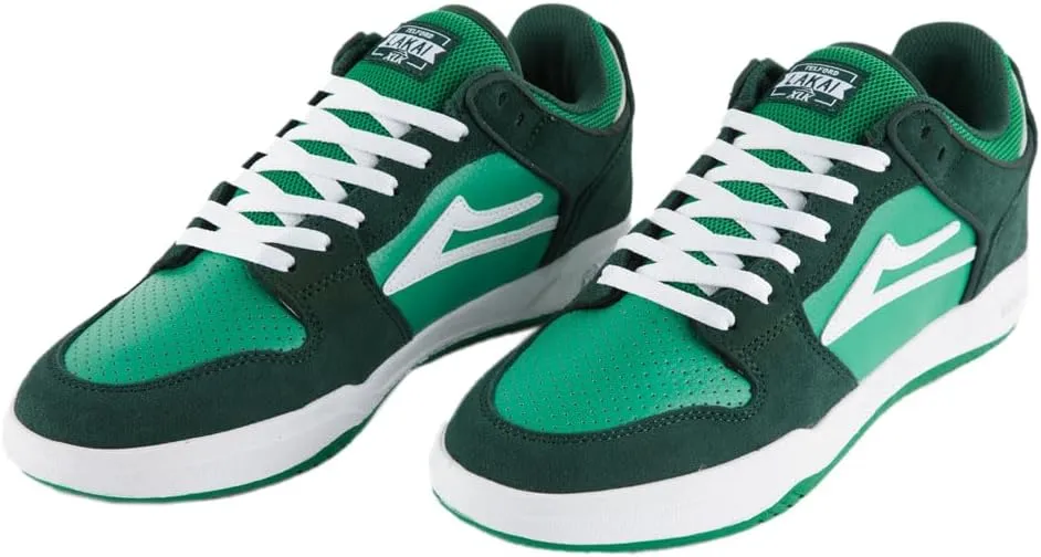 Lakai Telford Low Men's Skateboarding Shoes, Green Suede, 9