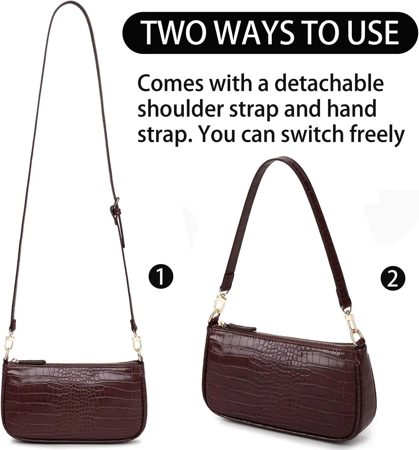 lapsting Women Small Shoulder Bag Mini Purse Womens Crossbody Clutch Purses 90s Y2k Bags