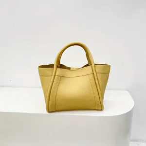 Large Capacity Handbags For Women, Fashion Solid Color Tote Bag, Faux Leather Office & Work Purse