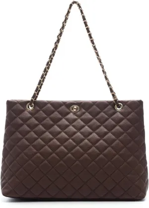 Large Chain Shoulder Bag for Women, Double Strap Handbags Tote Purse