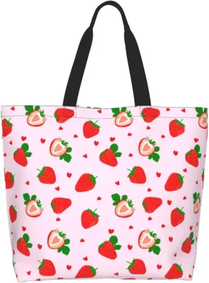 Large Tote Bag For Women Casual Shoulder Bag Handbag Waterproof Crossbody Handbags Reusable For Beach Travel Grocery Shopping