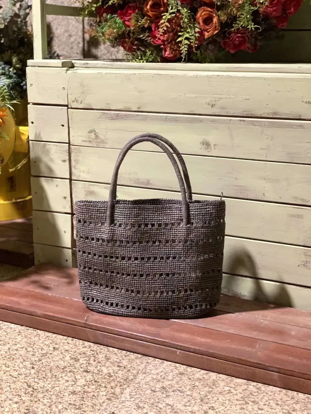 Laza Women Tote Bag Hollow-out Design