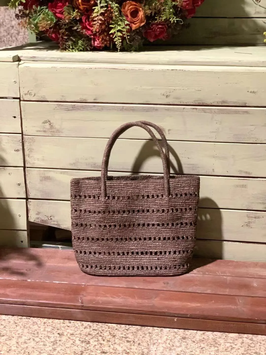 Laza Women Tote Bag Hollow-out Design