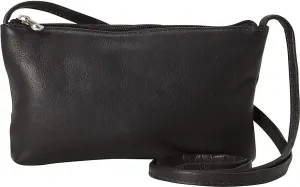 Le Donne Leather Clover Mini Bag - Full-Grain Premium Colombian Vaquetta Leather Crossbody Bag, 9"x5.5"x1"