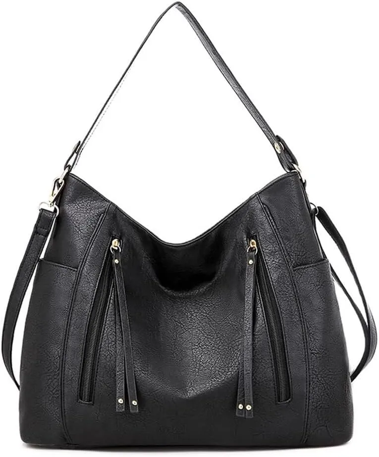 Leather Crossbody Handbag Roomy Work Women’s Tote Handbag Large Shoulder Purse