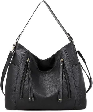 Leather Crossbody Handbag Roomy Work Women’s Tote Handbag Large Shoulder Purse