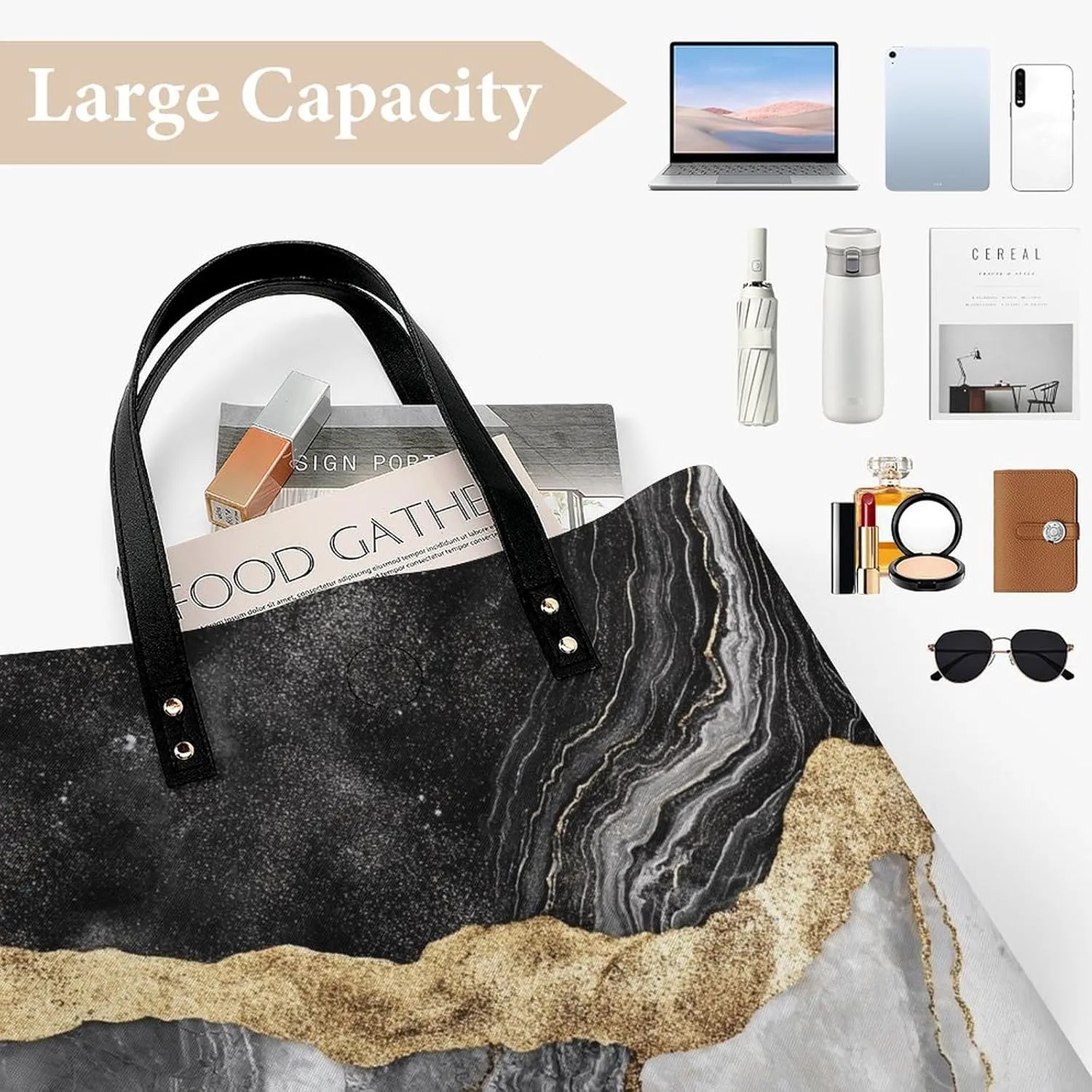 Leather Purse For Women Ladies Tote Shoulder Handbag