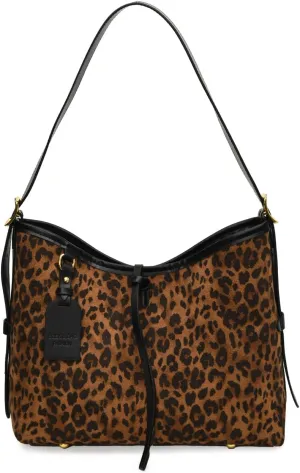 Leopard Tote Bag for Women - Cheetah Print Shoulder Purse Large Crossbody Bag Retro Handbag with Adjustable Strap