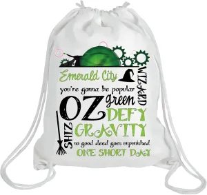 LEVLO Witch Cosmetic Bag Elphaba & Glinda Fans Gifts Witch Zipper Pouch Bag Elphaba And Glinda Merch