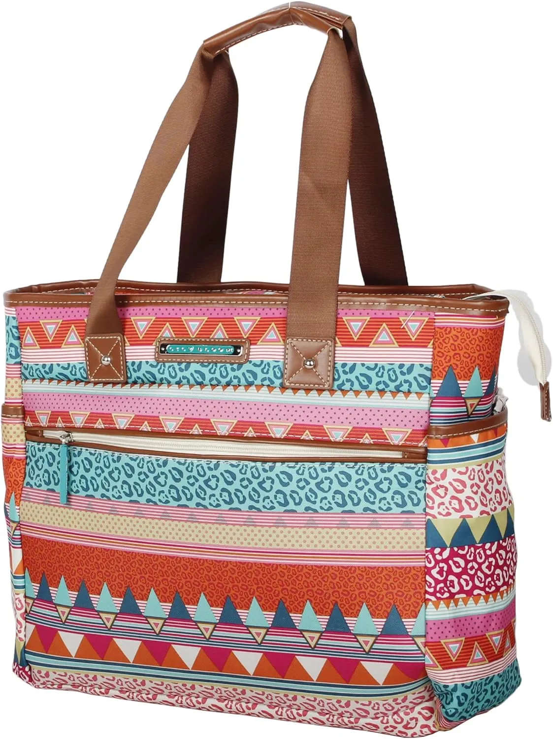 Lily Bloom Pattern Handbag for Women, Large Capacity Tote Bag Satchel Shoulder Bag
