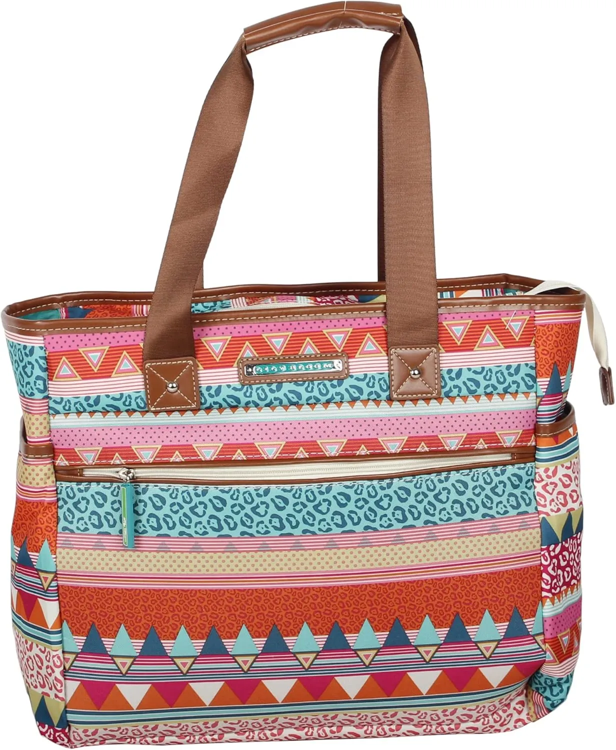 Lily Bloom Pattern Handbag for Women, Large Capacity Tote Bag Satchel Shoulder Bag