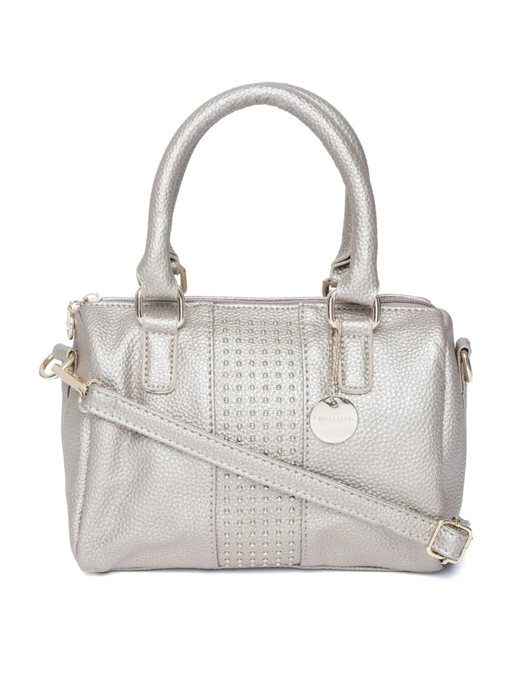 Lino Perros Gold-Toned Solid Handheld Bag