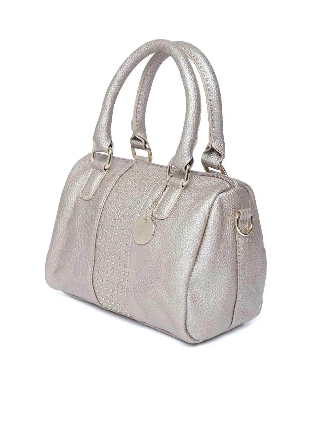 Lino Perros Gold-Toned Solid Handheld Bag