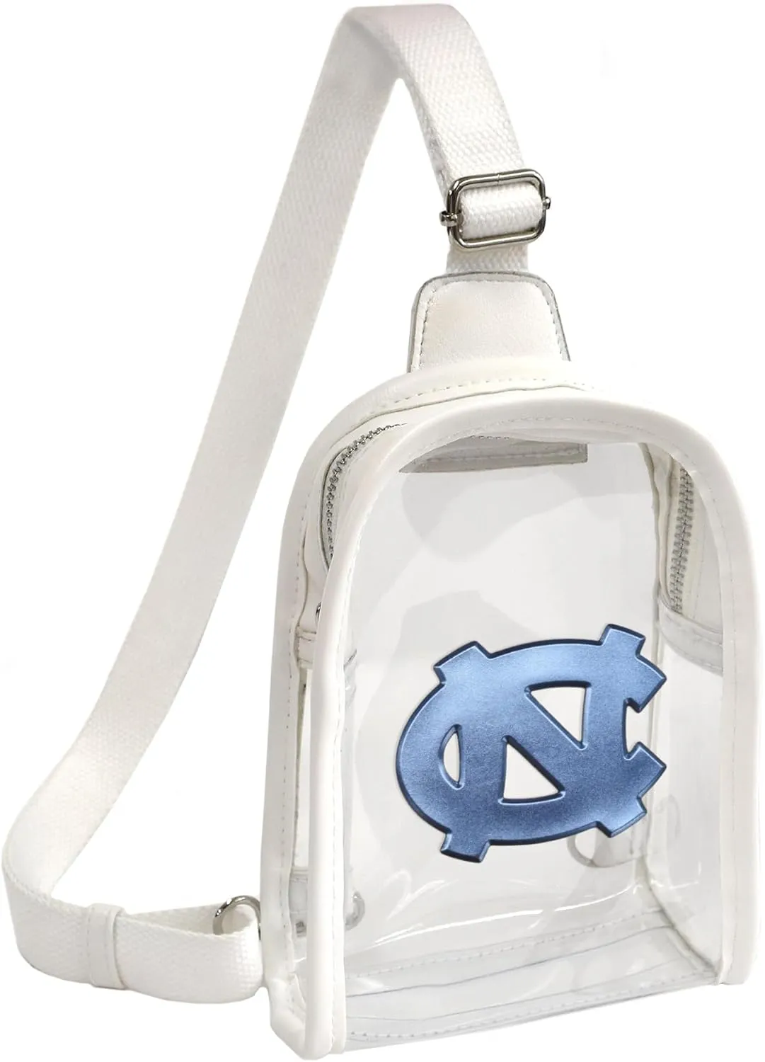Littlearth NCAA North Carolina Tar Heels - Clear Mini Sling With Team's 3D Logo
