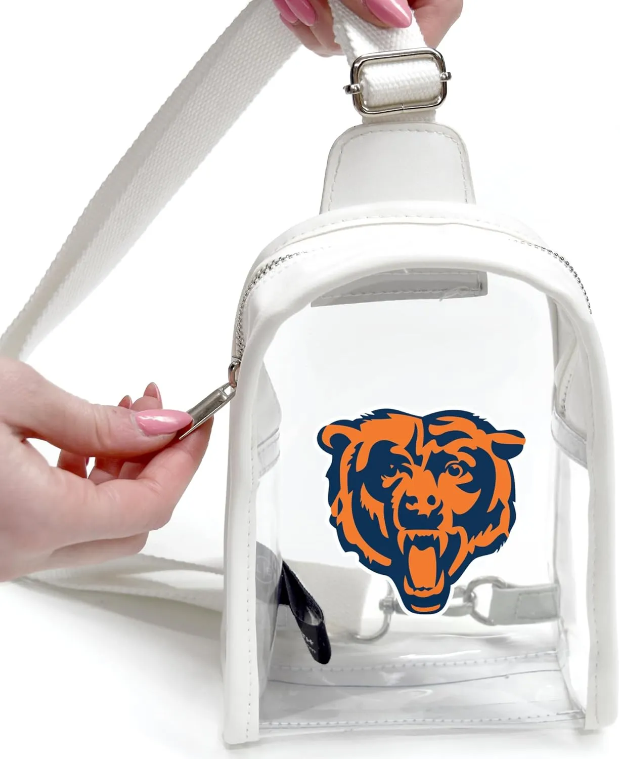 Littlearth NFL Clear Mini Sling Bag