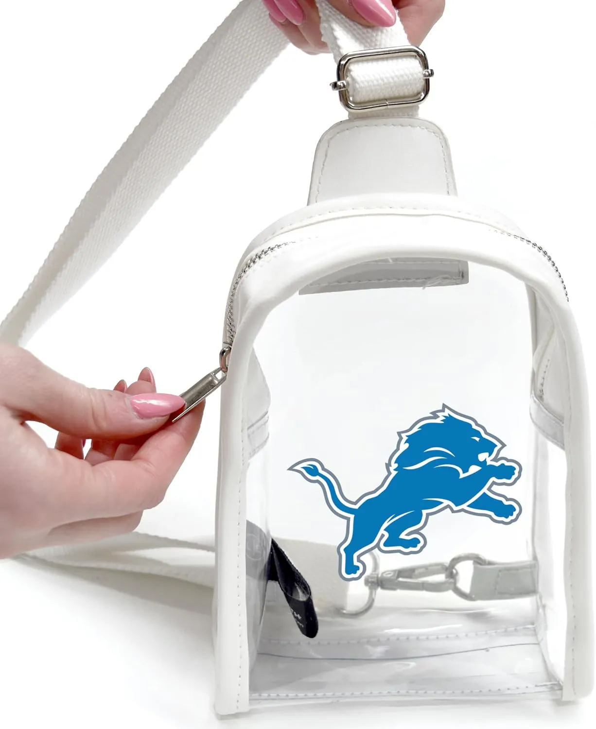 Littlearth NFL Clear Mini Sling Bag