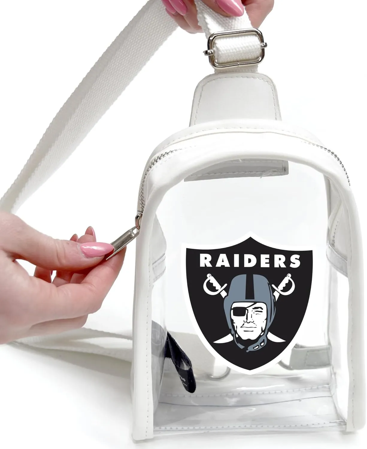 Littlearth NFL Clear Mini Sling Bag