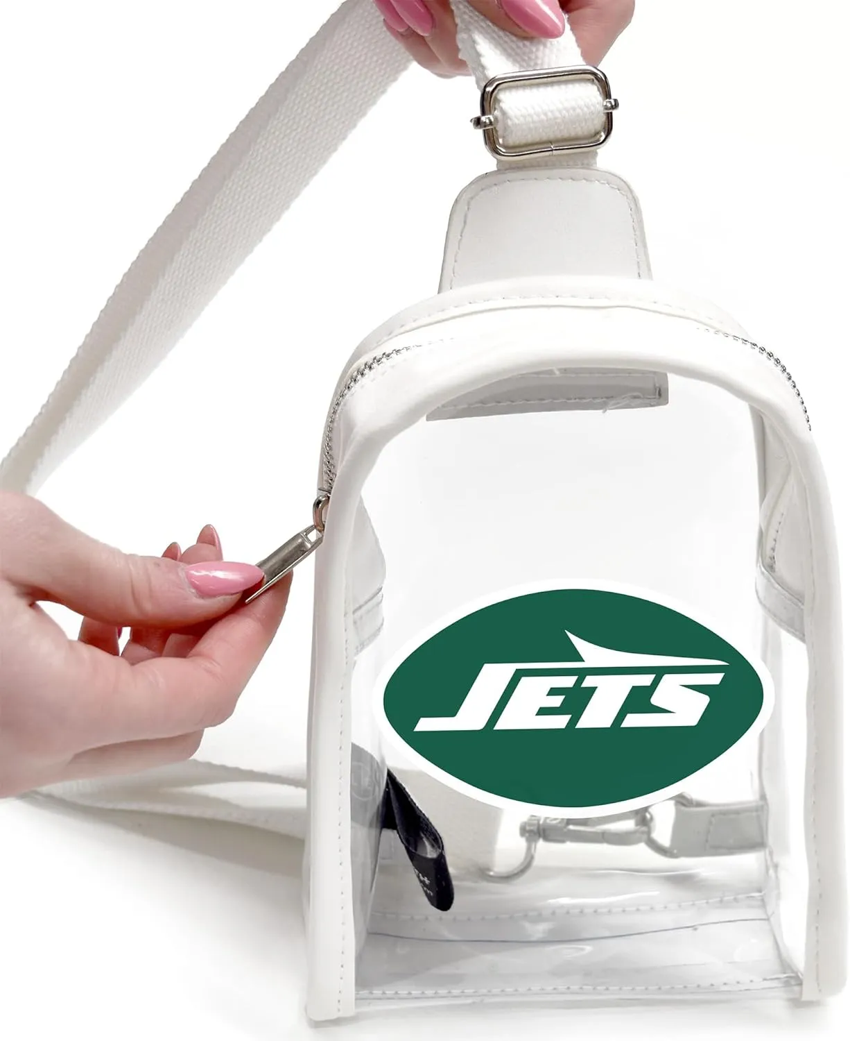 Littlearth NFL Clear Mini Sling Bag