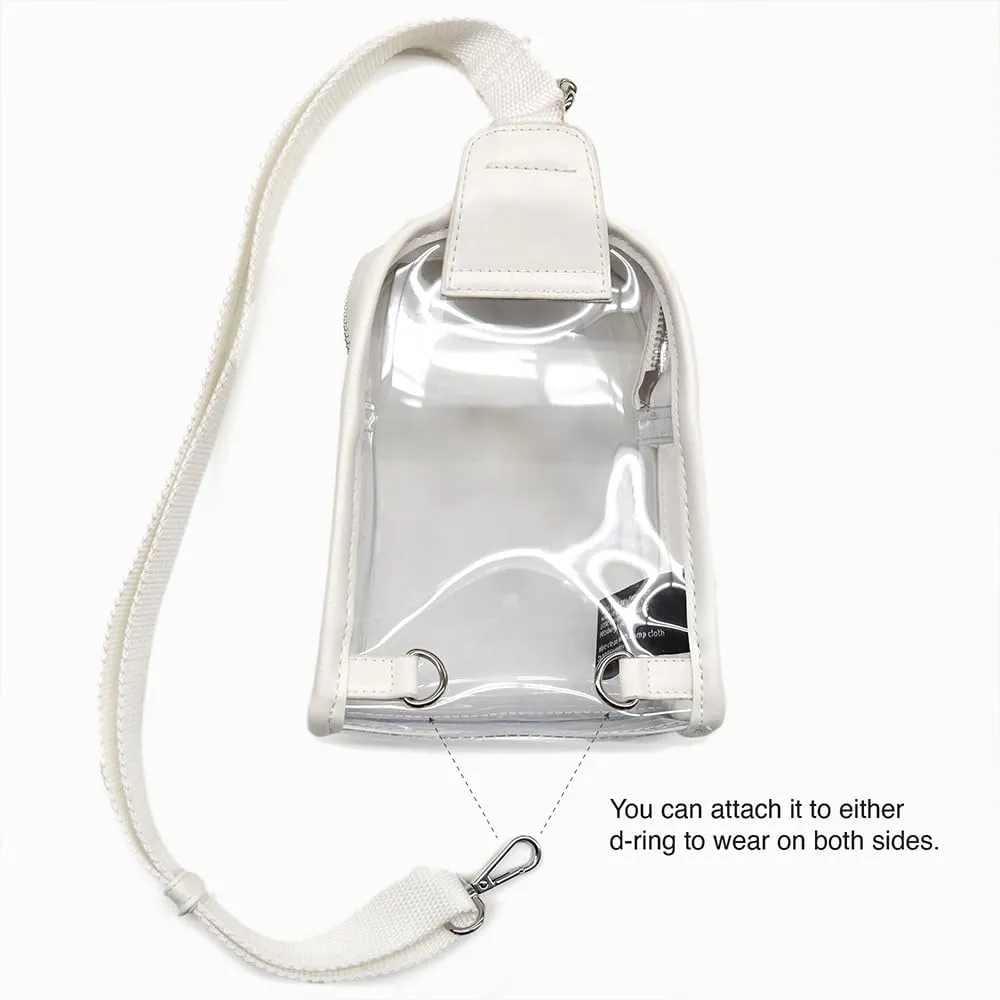 Littlearth NFL Clear Mini Sling Bag