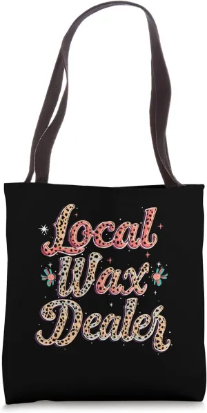 Local Wax Dealer Leopard Print Tote Bag