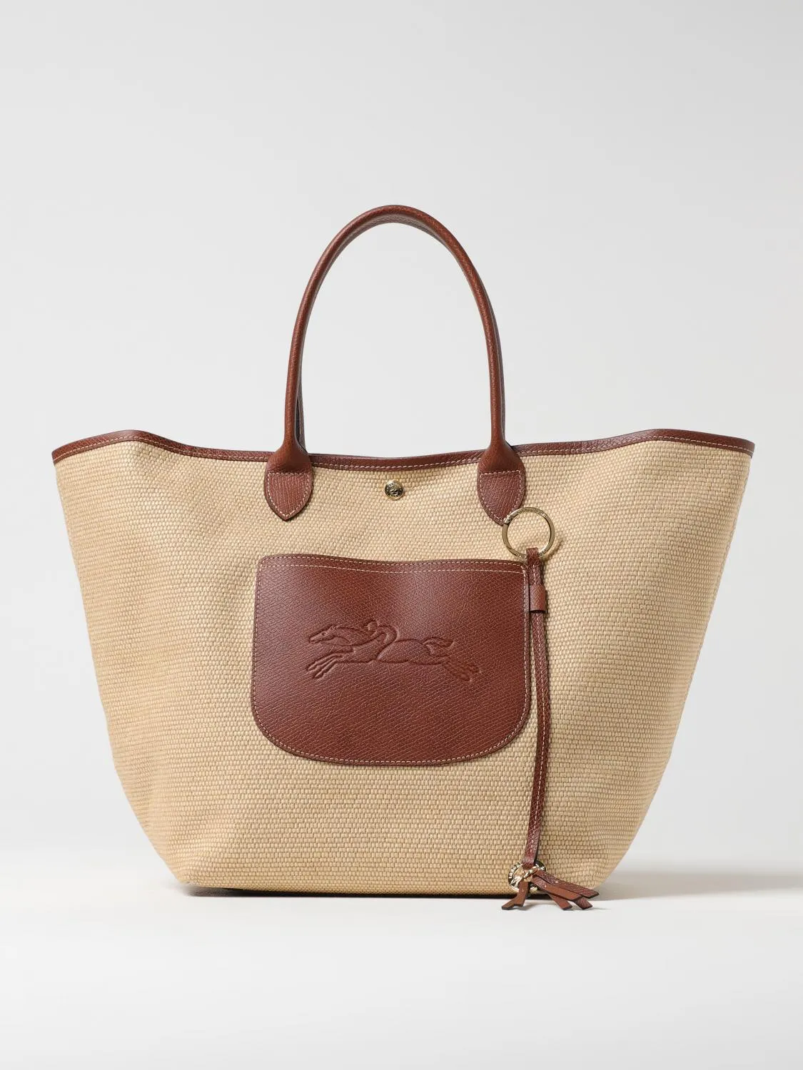 Longchamp Tote Bags Woman Brown