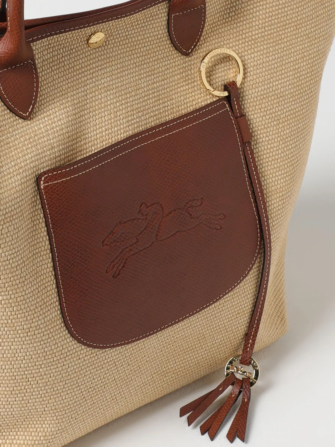 Longchamp Tote Bags Woman Brown