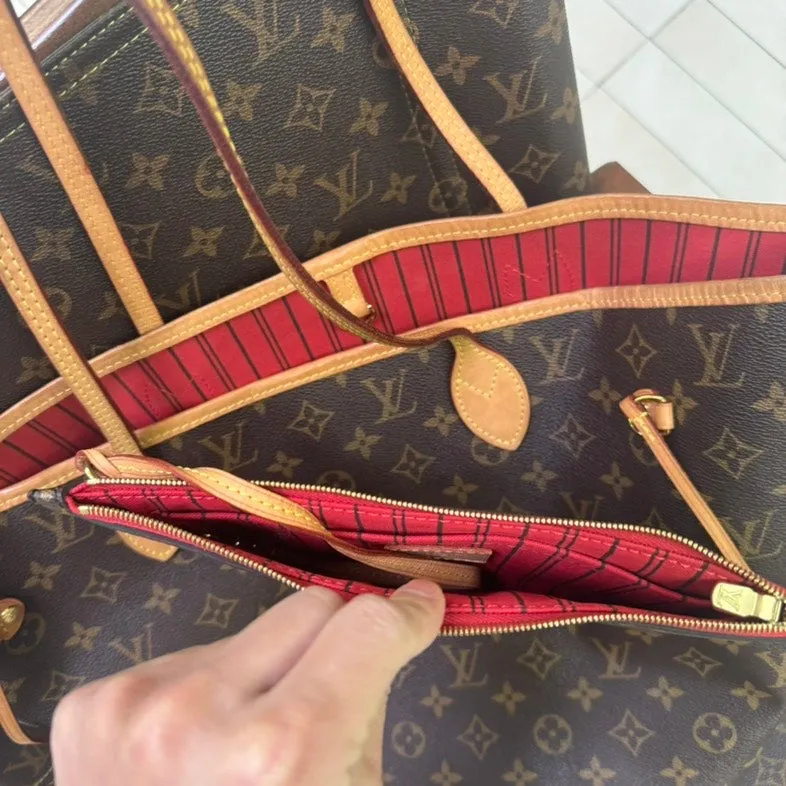 Louis Vuitton Neverfull Brown Tote
