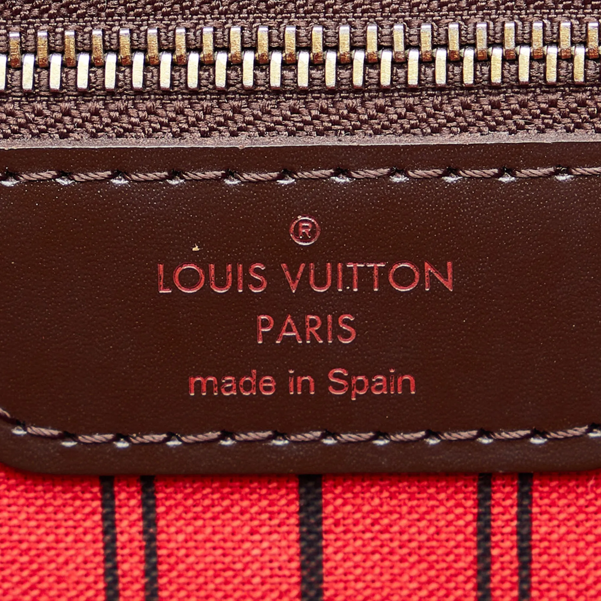 Louis Vuitton Neverfull MM Damier Ebene Canvas