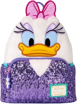 Loungefly Disney Daisy Duck Plush Mini Backpack
