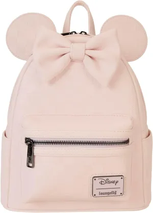 Loungefly Minnie Mouse Checkered Texture Mini Backpack