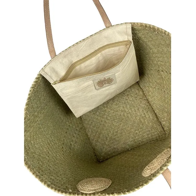 MADE IN MADA Penjy Mini Basket - Natural Silver