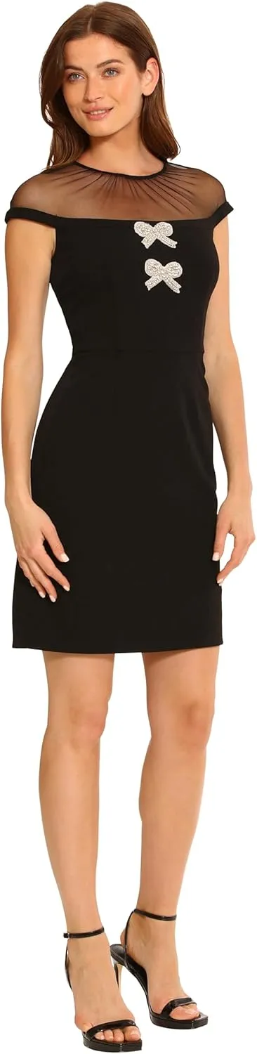 Maggy London Women's Illusion Dress Occasion Event Party Holiday Cocktail