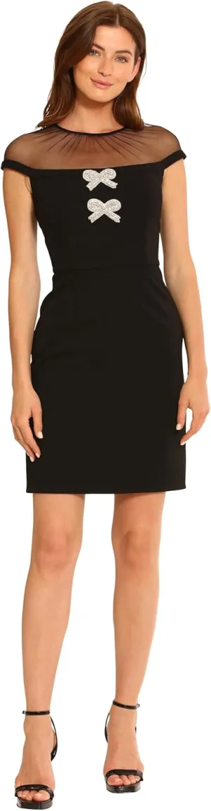 Maggy London Women's Illusion Dress Occasion Event Party Holiday Cocktail