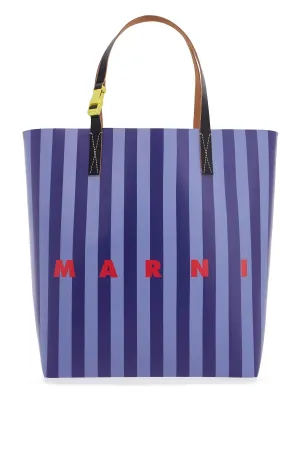 Marni Striped Tribeca Tote Bag