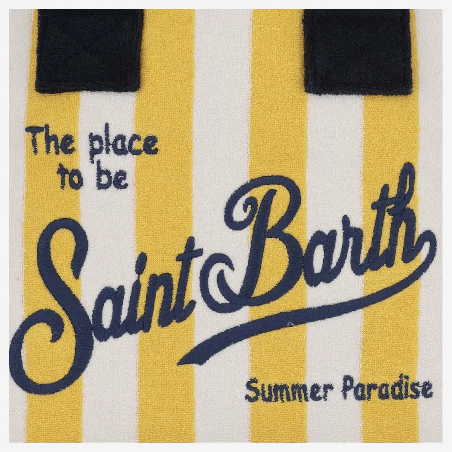 Mc2 Saint Barth Colette Tote Bag With Striped Pattern And Logo